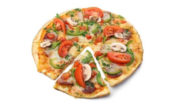 pisua galtzeko pizza dieta etxean